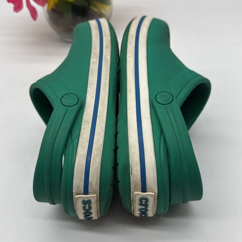 CROCS Green Water Shoes with Ventilation and Heel Strap CR7980A